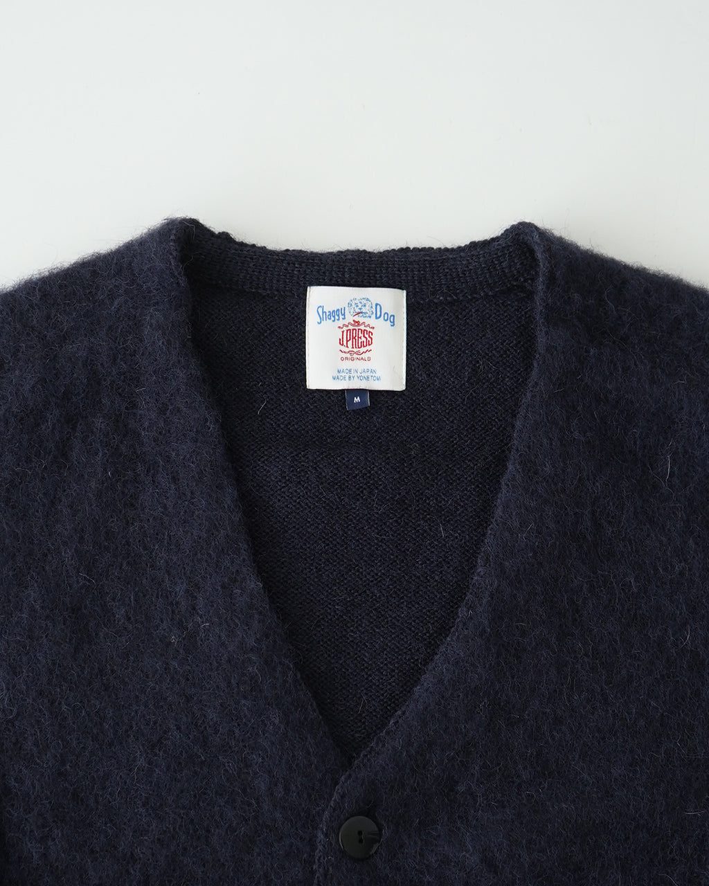 【SALE！50%OFF】J.PRESS ORIGINALS ジェイプレス オリジナルズ サドル カーディガン SADLE CARDIGAN シェットランドウール シャギードッグ コラボ KROACW0052【送料無料】