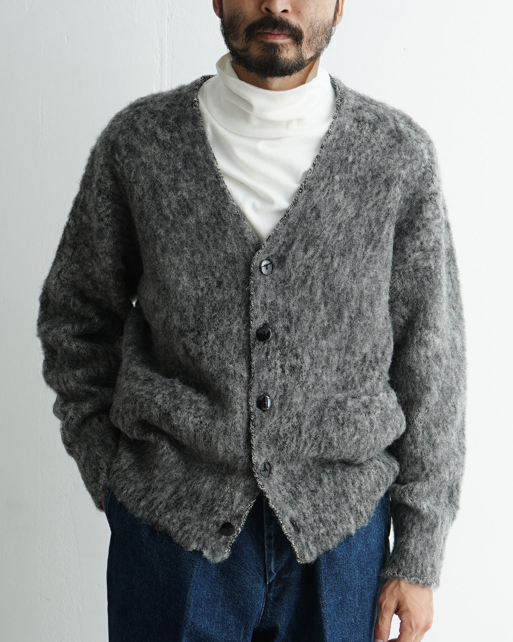 J.PRESS ORIGINALS ジェイプレス オリジナルズ サドル カーディガン SADLE CARDIGAN シェットランドウール シャギードッグ コラボ KROACW0052【送料無料】