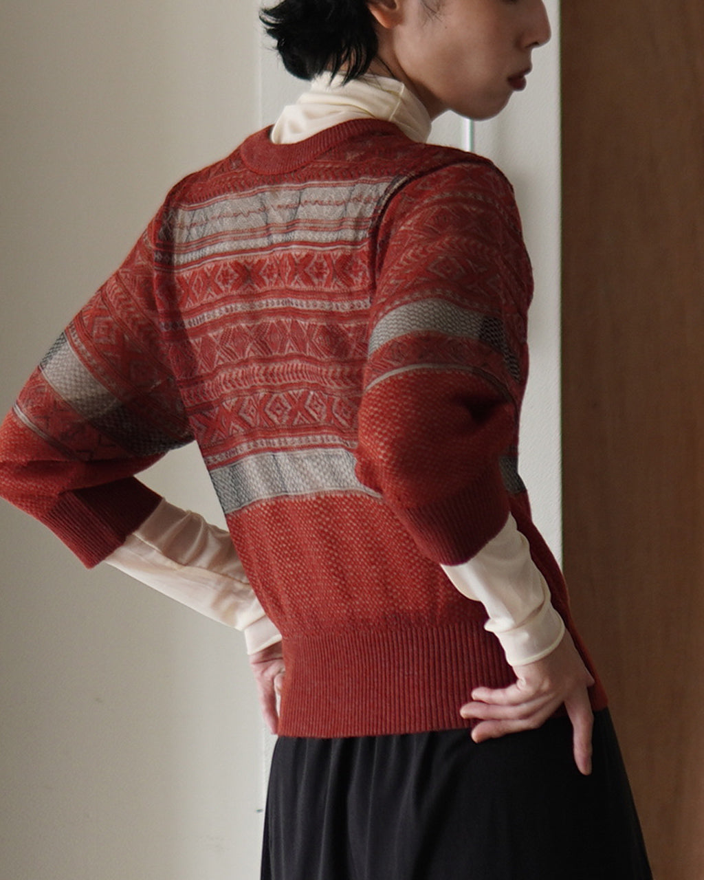 Fair Isle Cardigan 25AW-15-N