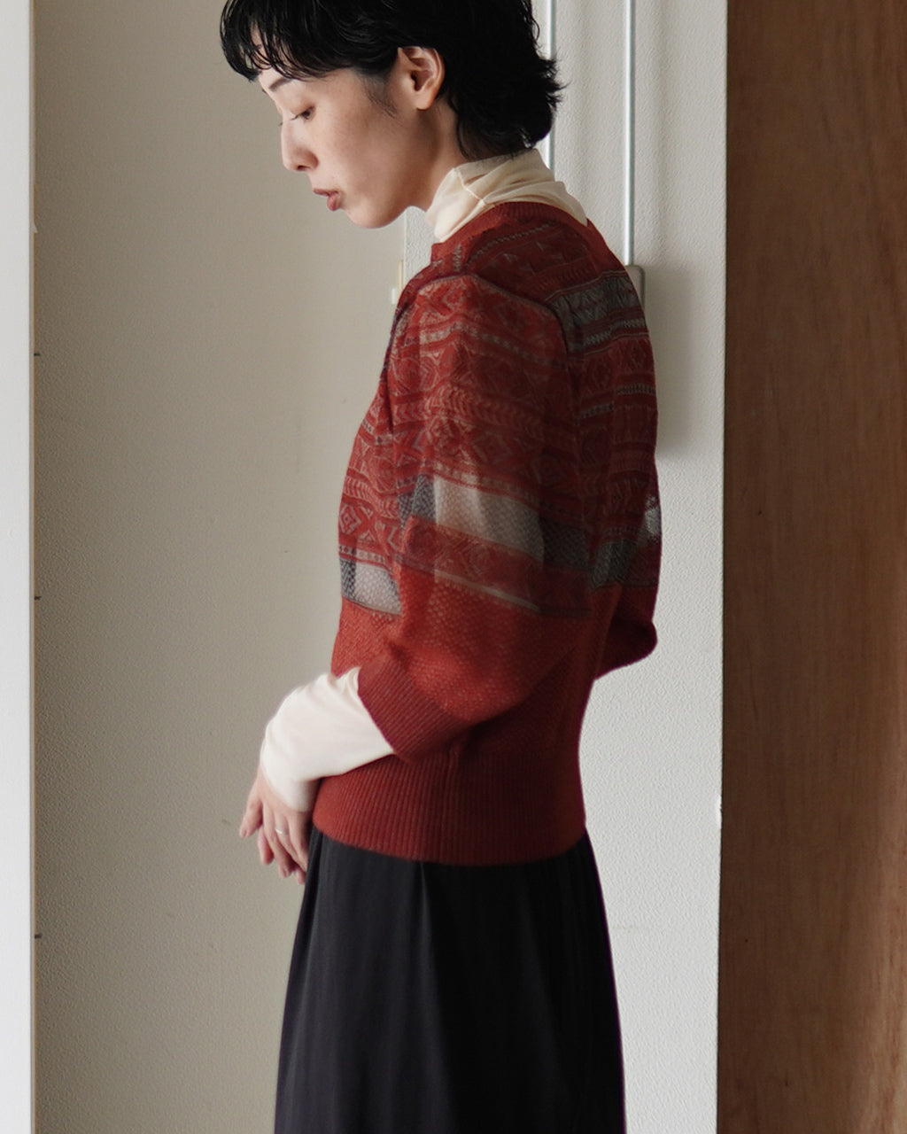 Fair Isle Cardigan 25AW-15-N