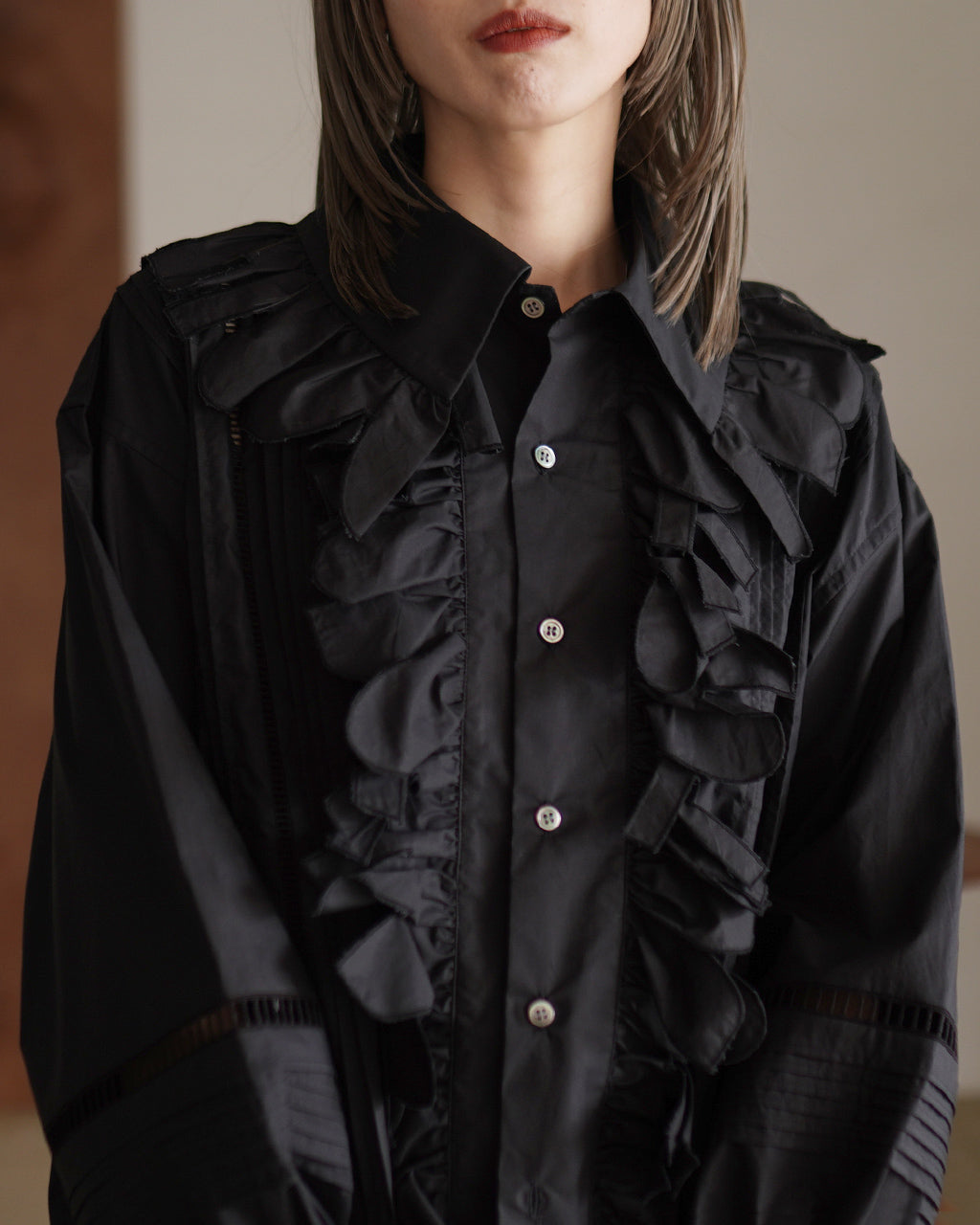 Ruffle Shirt 25AW-5-J