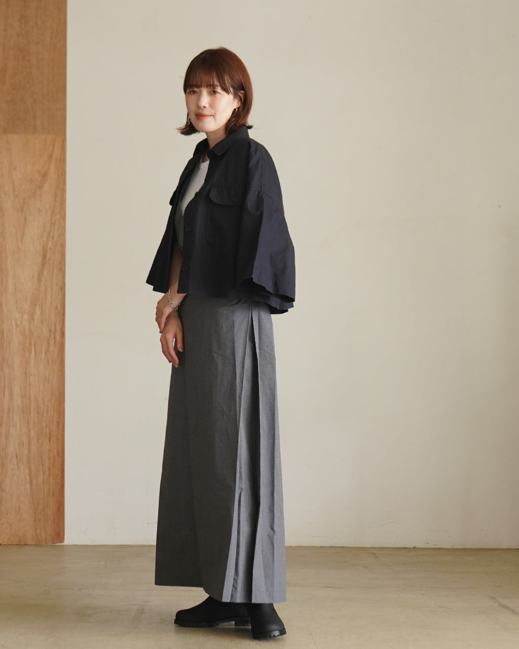 JUN MIKAMI ｜outlet｜バックオープンワンピース 25SS-7-J【送料無料】