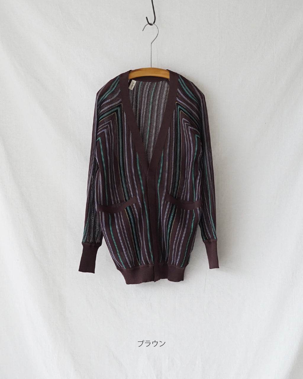 ストライプカーディガン 26SS-16-N