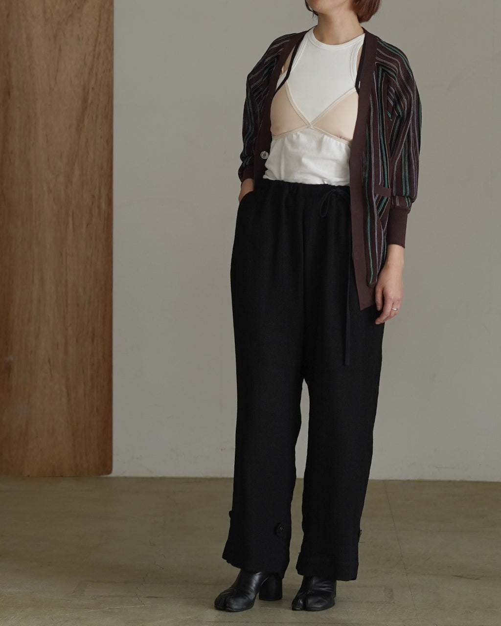 ストライプカーディガン 26SS-16-N