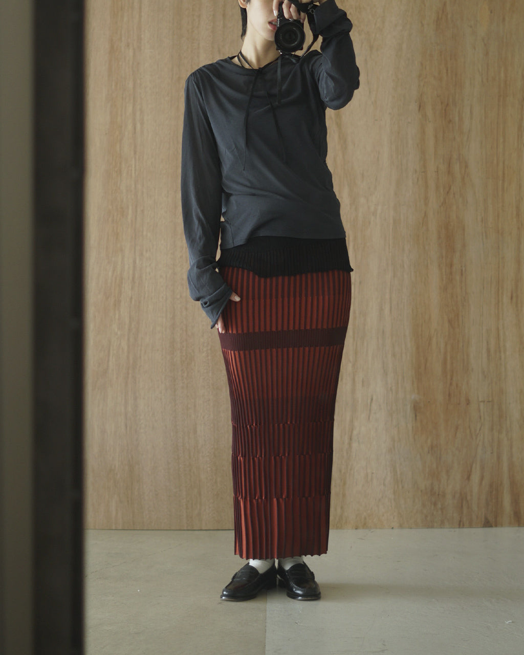 JUN MIKAMI Drape Long Sleeve JM-25AW-30-S