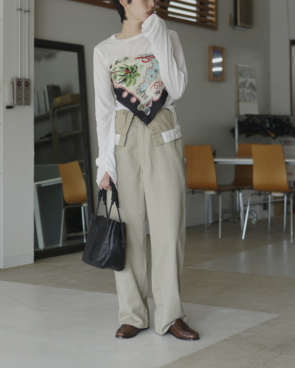 JUN MIKAMI Drape Long Sleeve JM-25AW-30-S