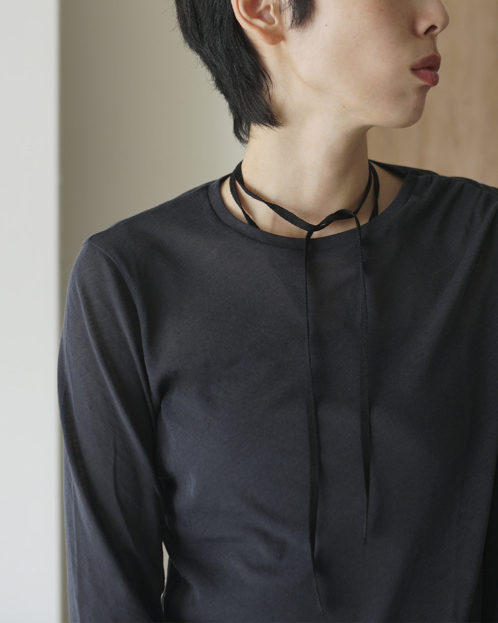 JUN MIKAMI Drape Long Sleeve JM-25AW-30-S