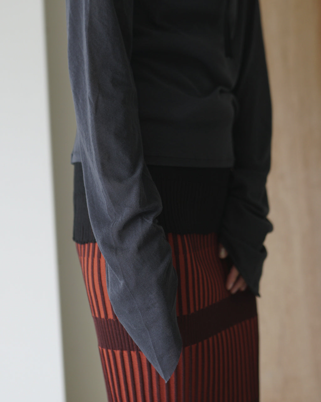 JUN MIKAMI Drape Long Sleeve JM-25AW-30-S