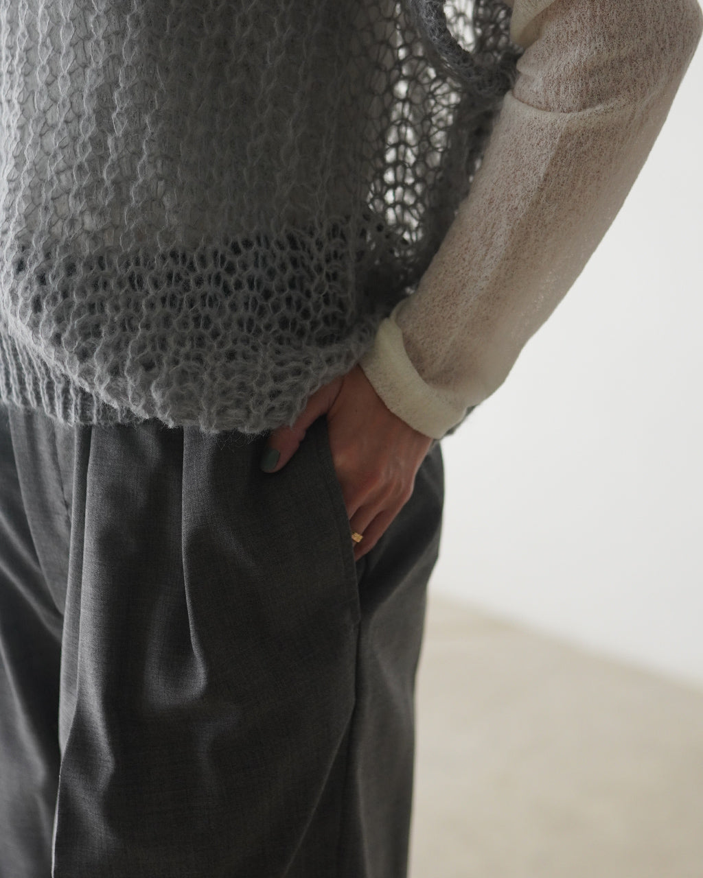 ウールパンツ 26AW-4-J
