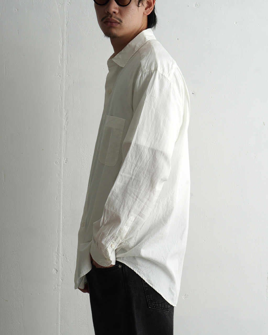 【SALE！30%OFF】KAPTAIN SUNSHINE キャプテンサンシャイン セミ スプレッド カラー シャツ Semi Spread Collar Shirt KS24FSH030608【送料無料】