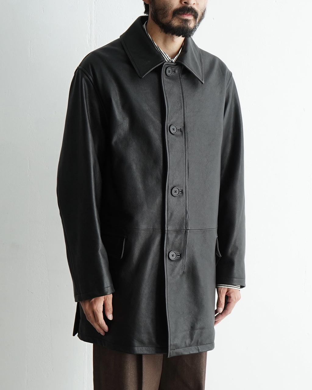 KAPTAIN SUNSHINE キャプテンサンシャイン レザーコート 本革 ハンターコート HUNTER COAT KS24FCO05J【送料無料】