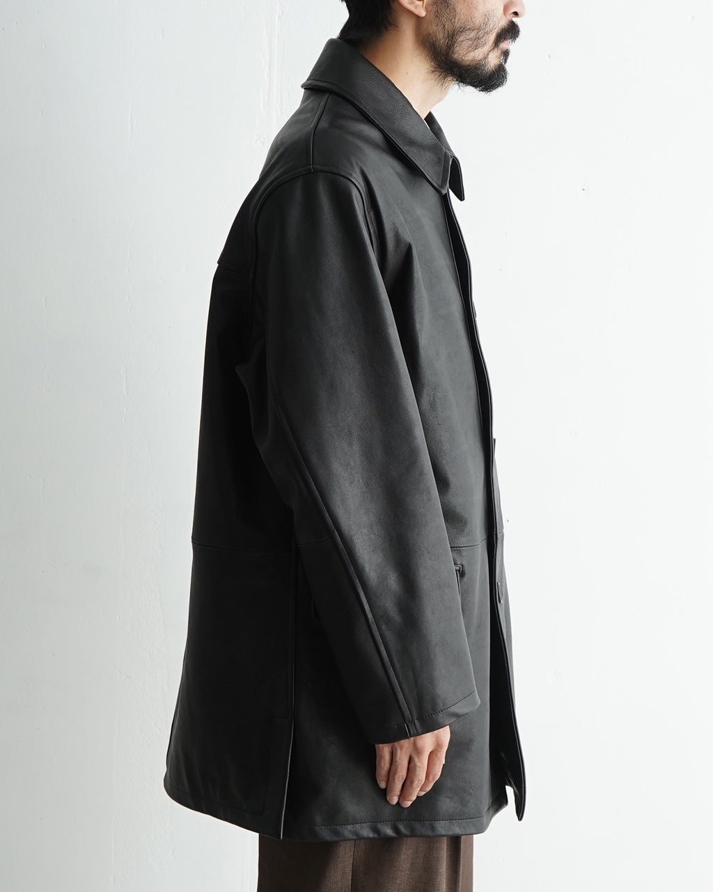 【SALE！20%OFF】KAPTAIN SUNSHINE キャプテンサンシャイン レザーコート 本革 ハンターコート HUNTER COAT KS24FCO05J【送料無料】