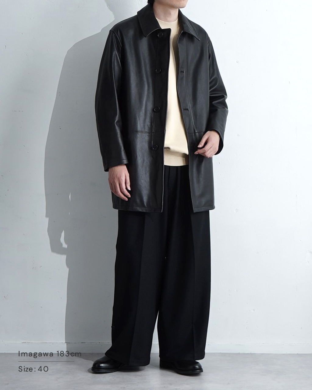 【SALE！20%OFF】KAPTAIN SUNSHINE キャプテンサンシャイン レザーコート 本革 ハンターコート HUNTER COAT KS24FCO05J【送料無料】