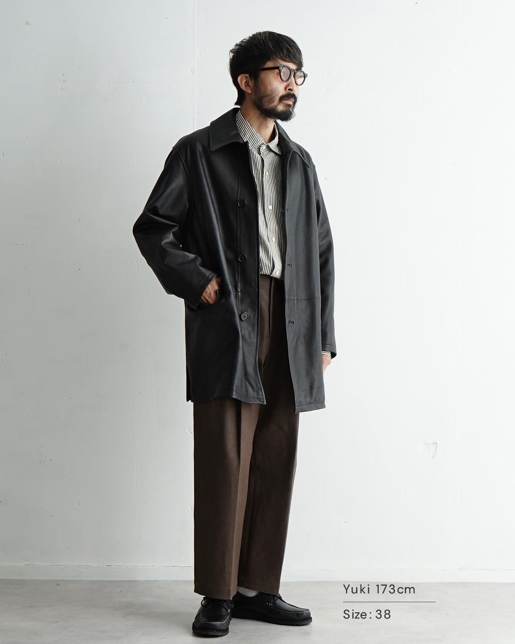 【SALE！20%OFF】KAPTAIN SUNSHINE キャプテンサンシャイン レザーコート 本革 ハンターコート HUNTER COAT KS24FCO05J【送料無料】