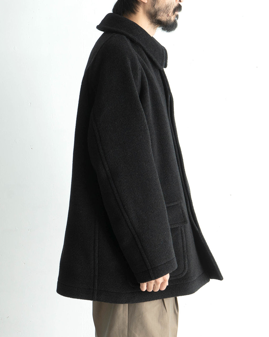 ＼合計3万円以上購入で20%OFFクーポン！／KAPTAIN SUNSHINE キャプテンサンシャイン ショート トラベラーコート Short Traveller Coat ウール KS24FCO07【送料無料】