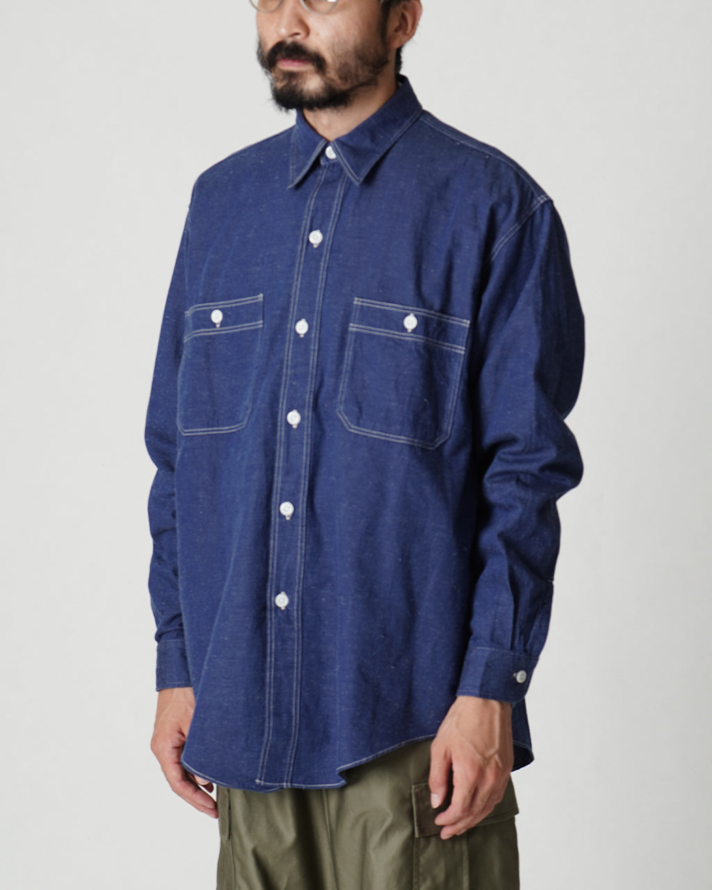 KAPTAIN SUNSHINE キャプテンサンシャイン ワーク シャツ WORK SHIRT KS24FSH07【送料無料】