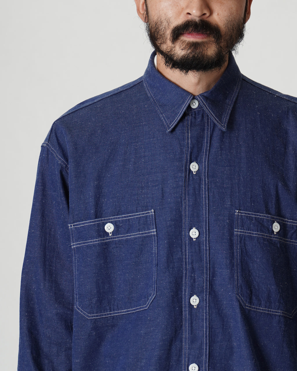 KAPTAIN SUNSHINE キャプテンサンシャイン ワーク シャツ WORK SHIRT KS24FSH07【送料無料】