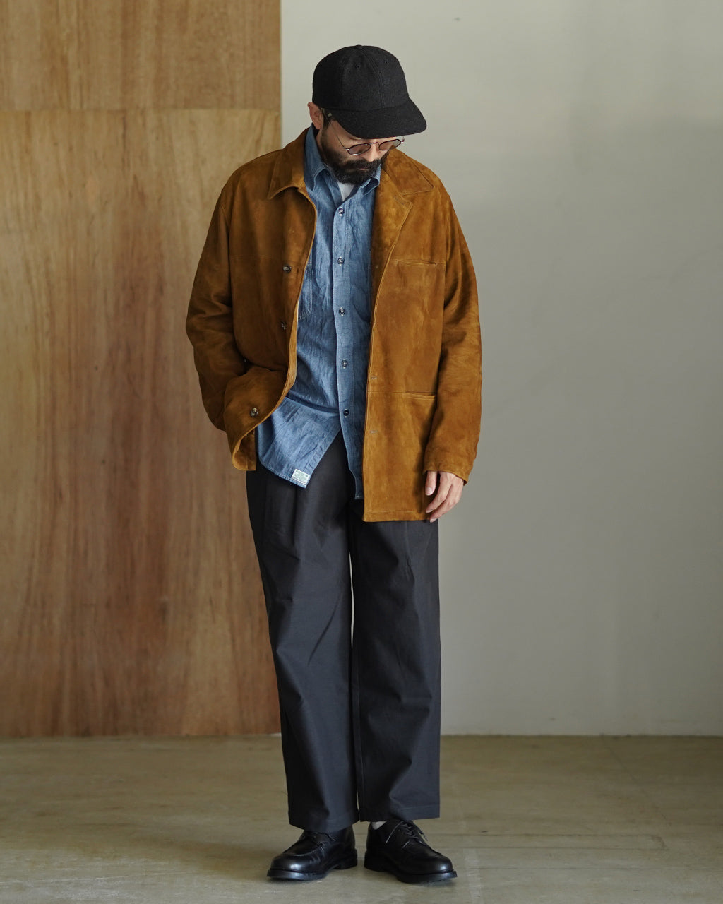 Kaptain Sunshine キャプテンサンシャイン シープスキン ハーフコート