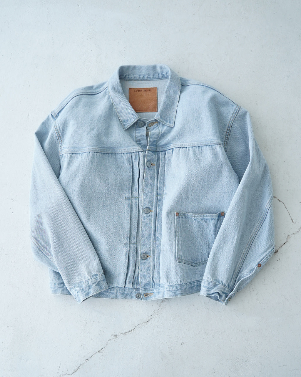 KAPTAIN SUNSHINE キャプテンサンシャイン デニム トラッカー 1ポケット ジャケット Denim Tracker 1P Jacket ライトアウター Gジャン KS25SJK28【クーポン対象外】【送料無料】