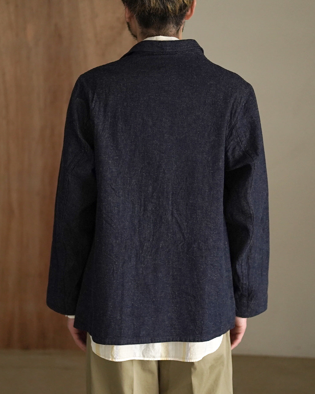 Cotton Linen Denim DB Take Easy Jacket KS26SJK33