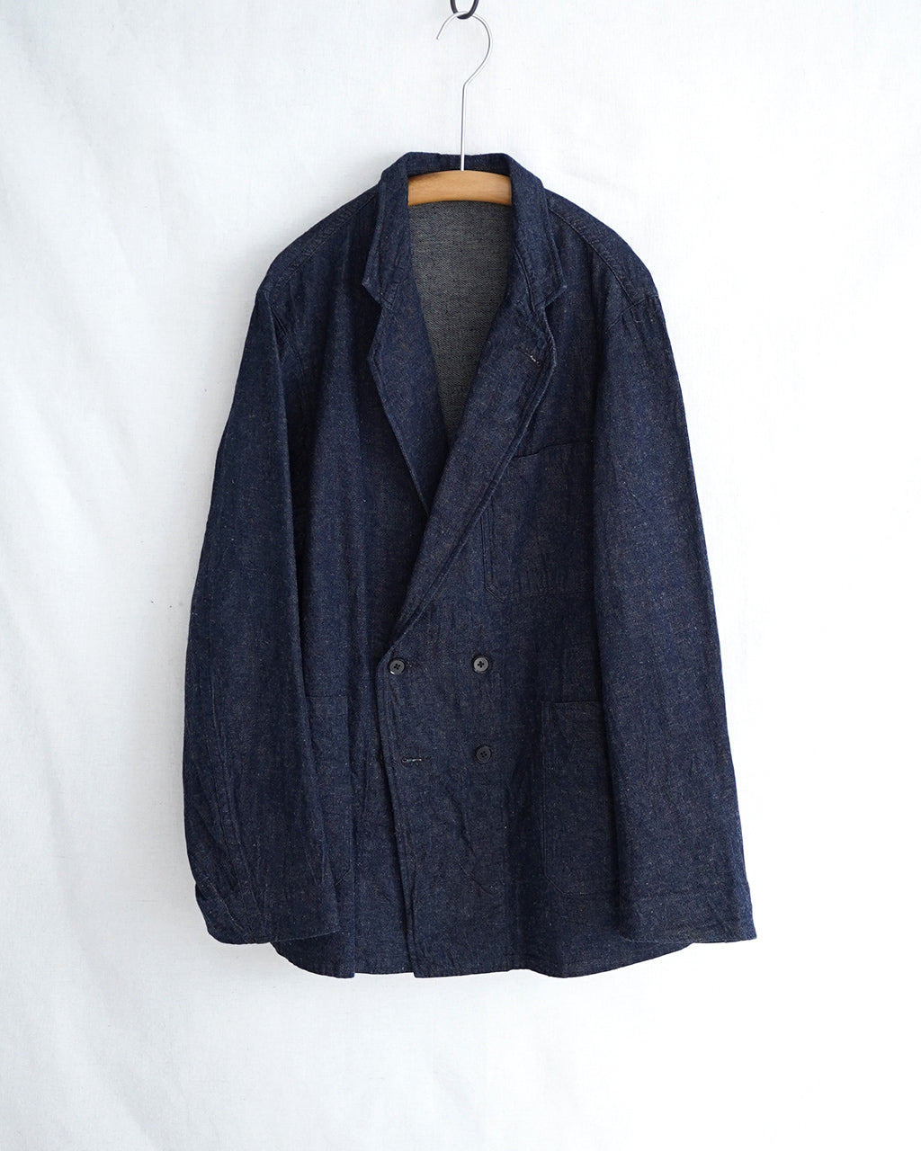 Cotton Linen Denim DB Take Easy Jacket KS26SJK33