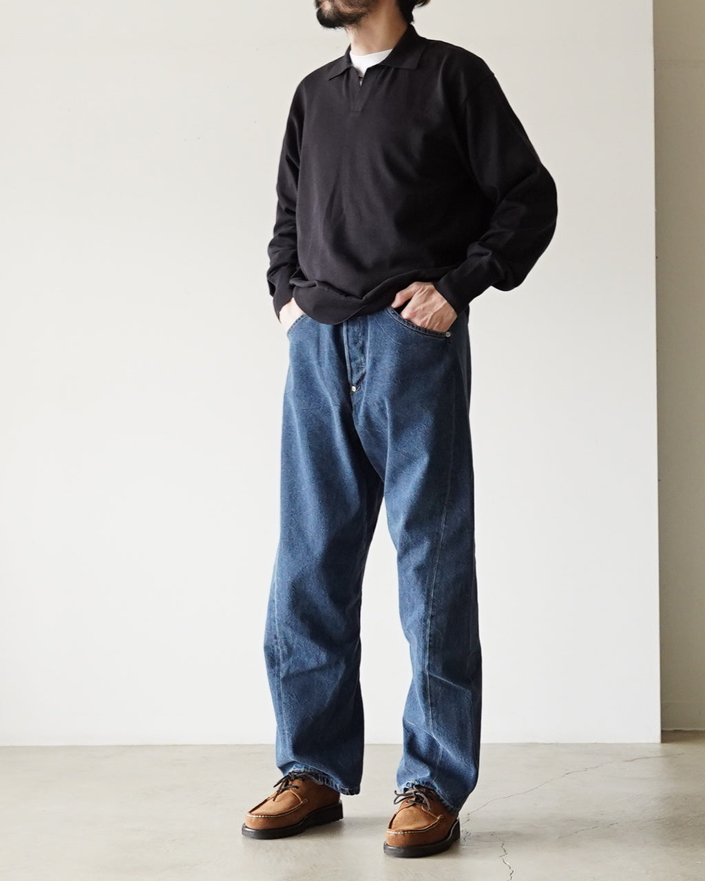 Cotton Knit Skipper Shirt KS26SKN06