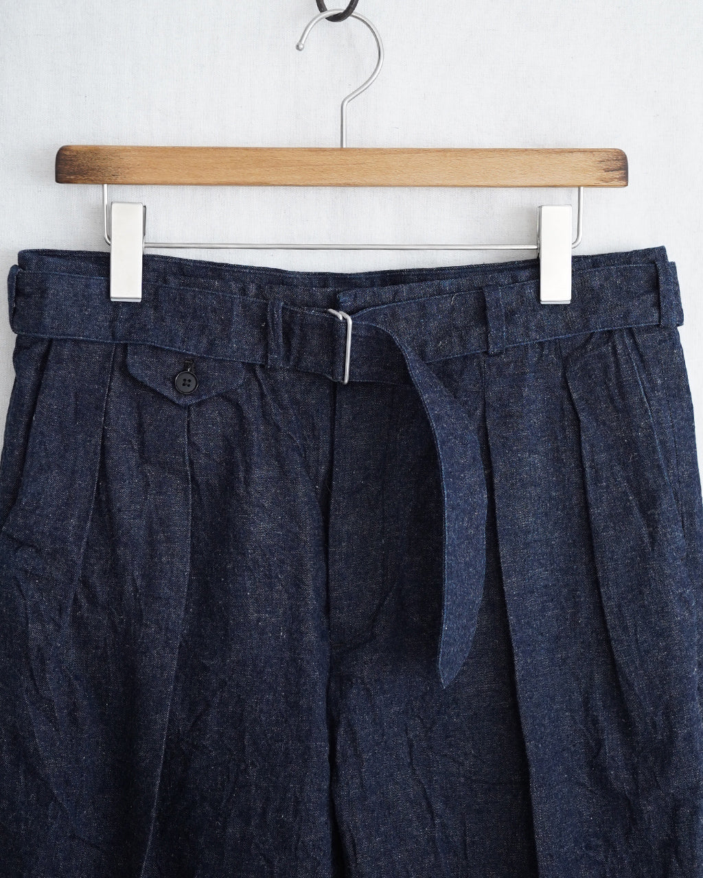 Cotton Linen Denim Riviera Trousers KS26SPT28