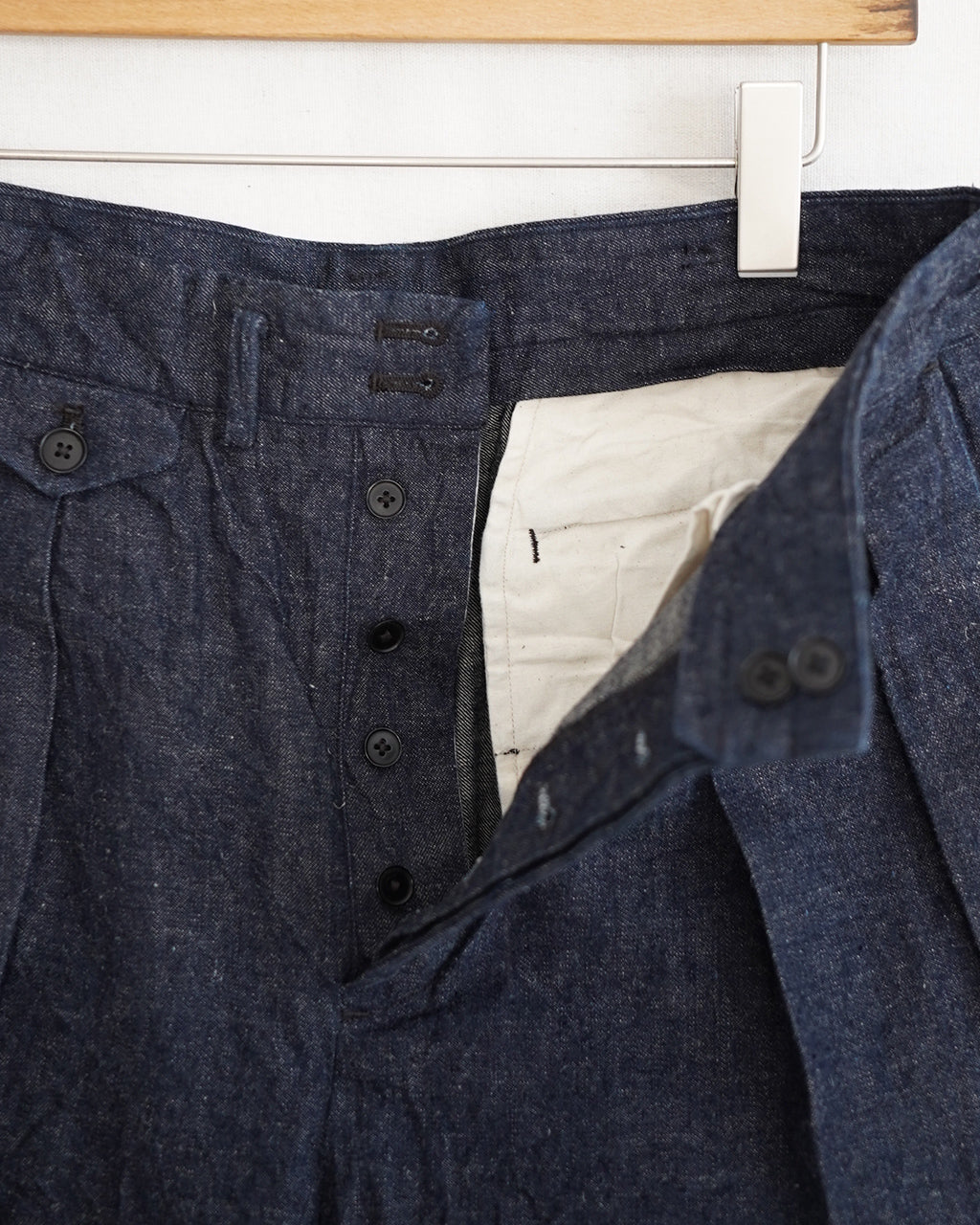 Cotton Linen Denim Riviera Trousers KS26SPT28