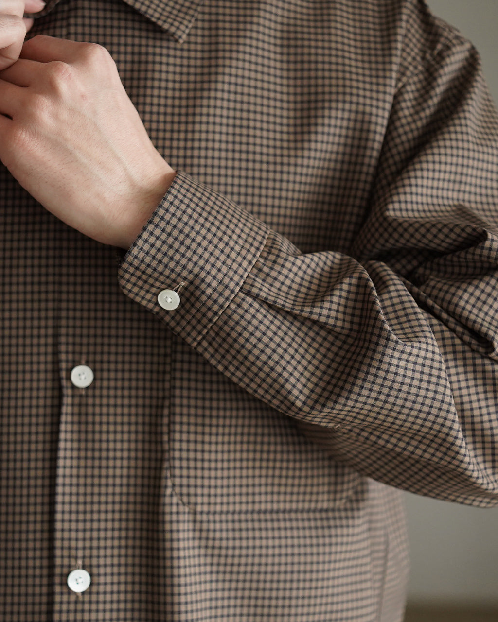 Summer Wool Open Collar Shirt KS26SSH01