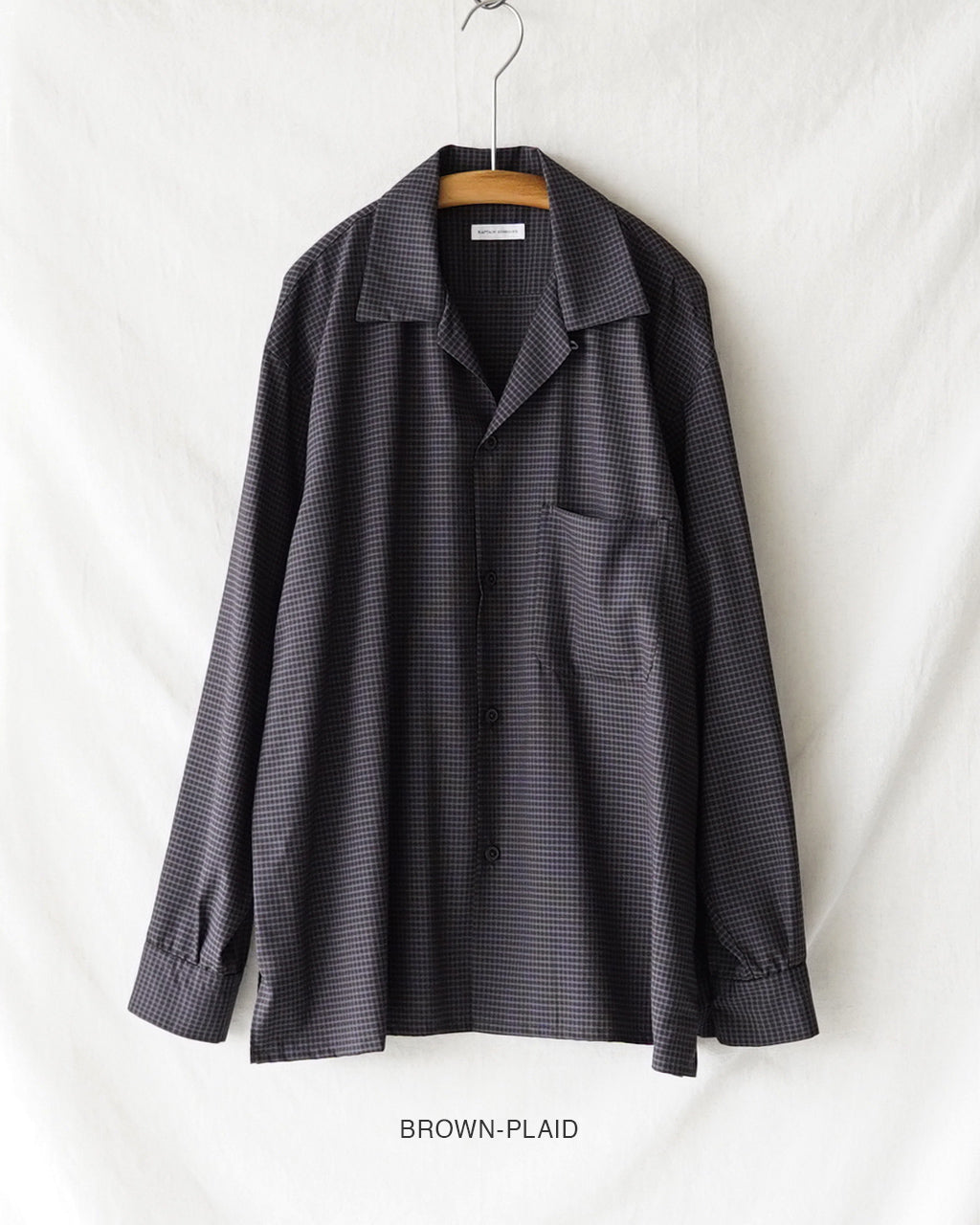 Summer Wool Open Collar Shirt KS26SSH01