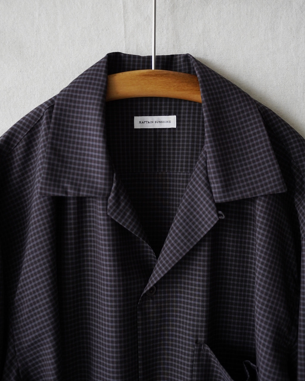 Summer Wool Open Collar Shirt KS26SSH01