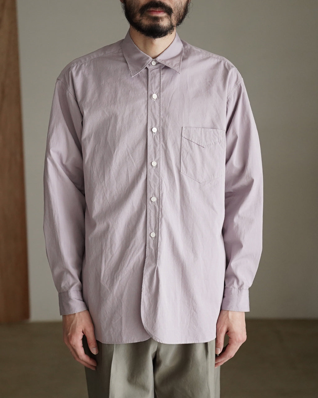 Hakeme Chambray Classic Dress Shirt KS26SSH07