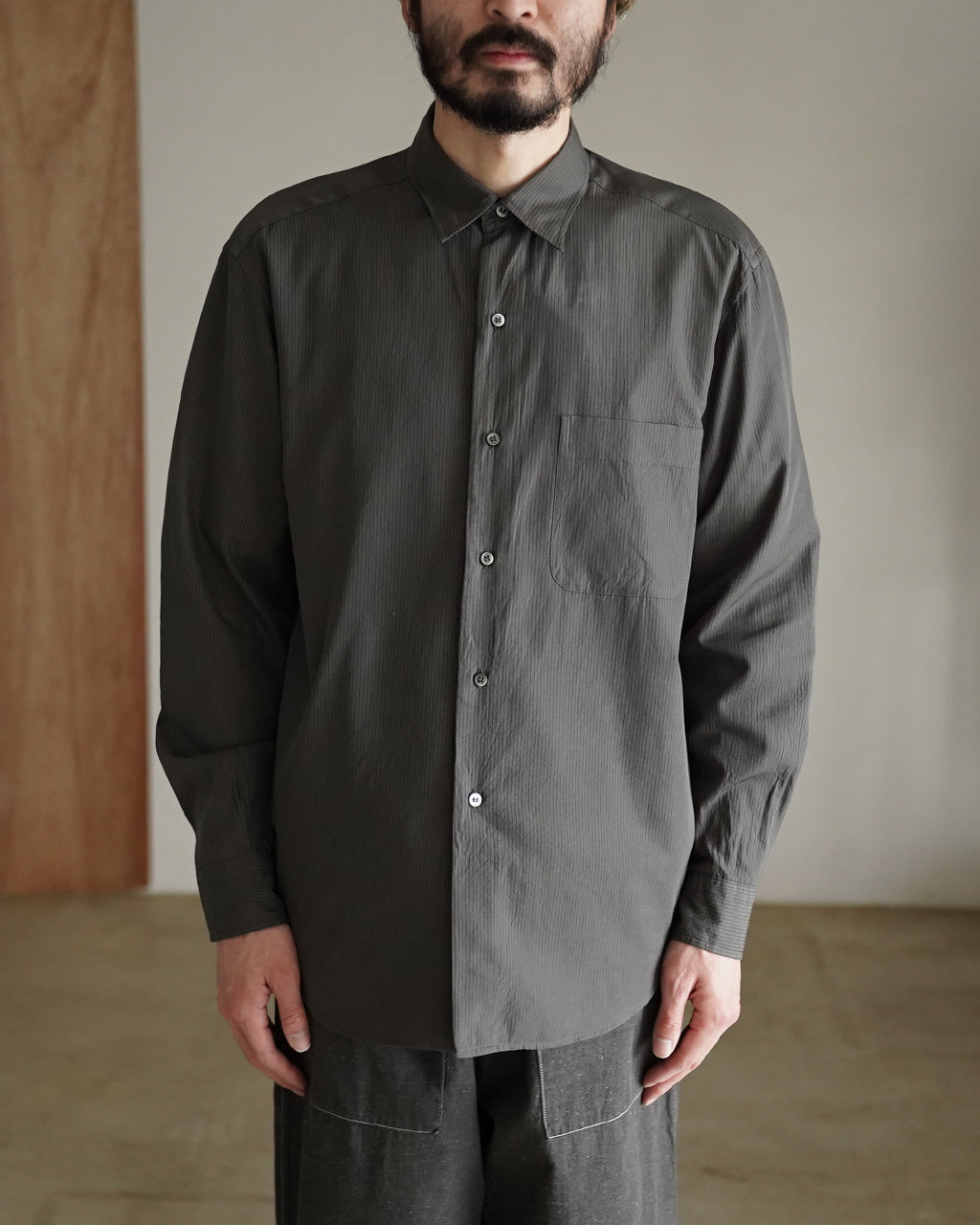 Regular Collar Shirt STRIPE KS26SSH09