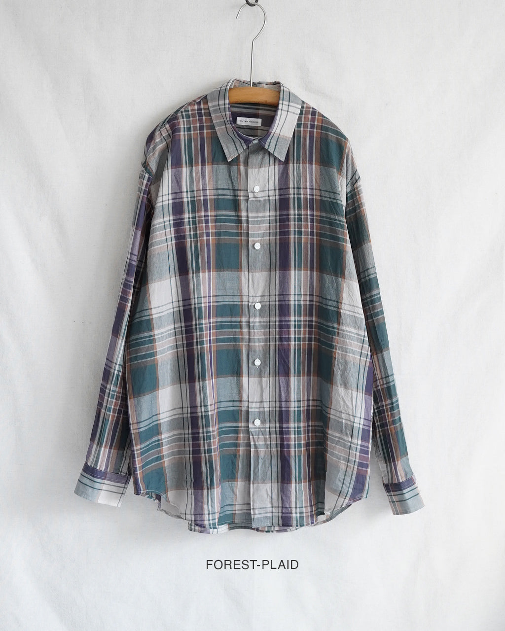 Gauze Plaid Plain Shirt KS26SSH14