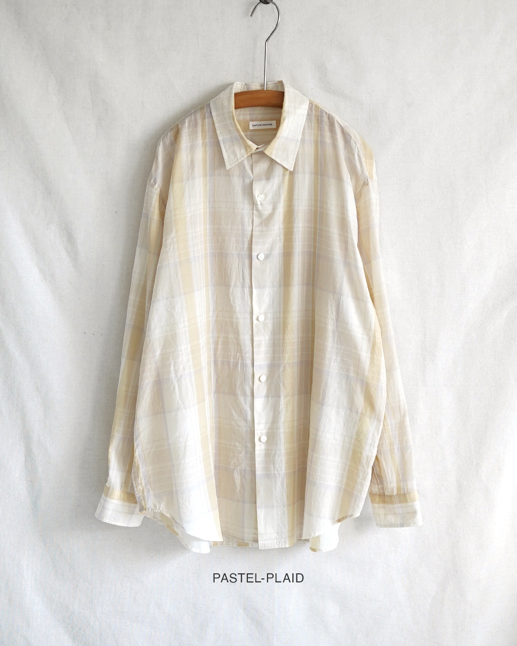 Gauze Plaid Plain Shirt KS26SSH14