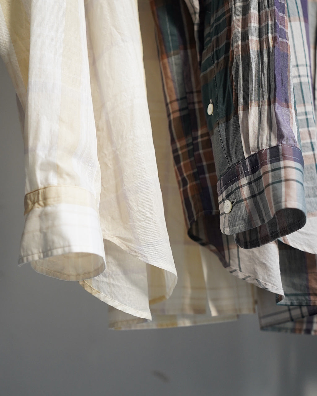 Gauze Plaid Plain Shirt KS26SSH14