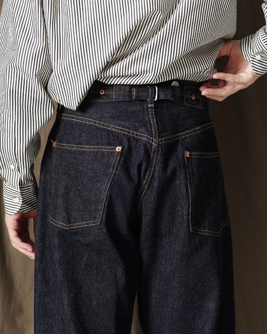 1930 Straight Denim Pants KSBS201DZ0609