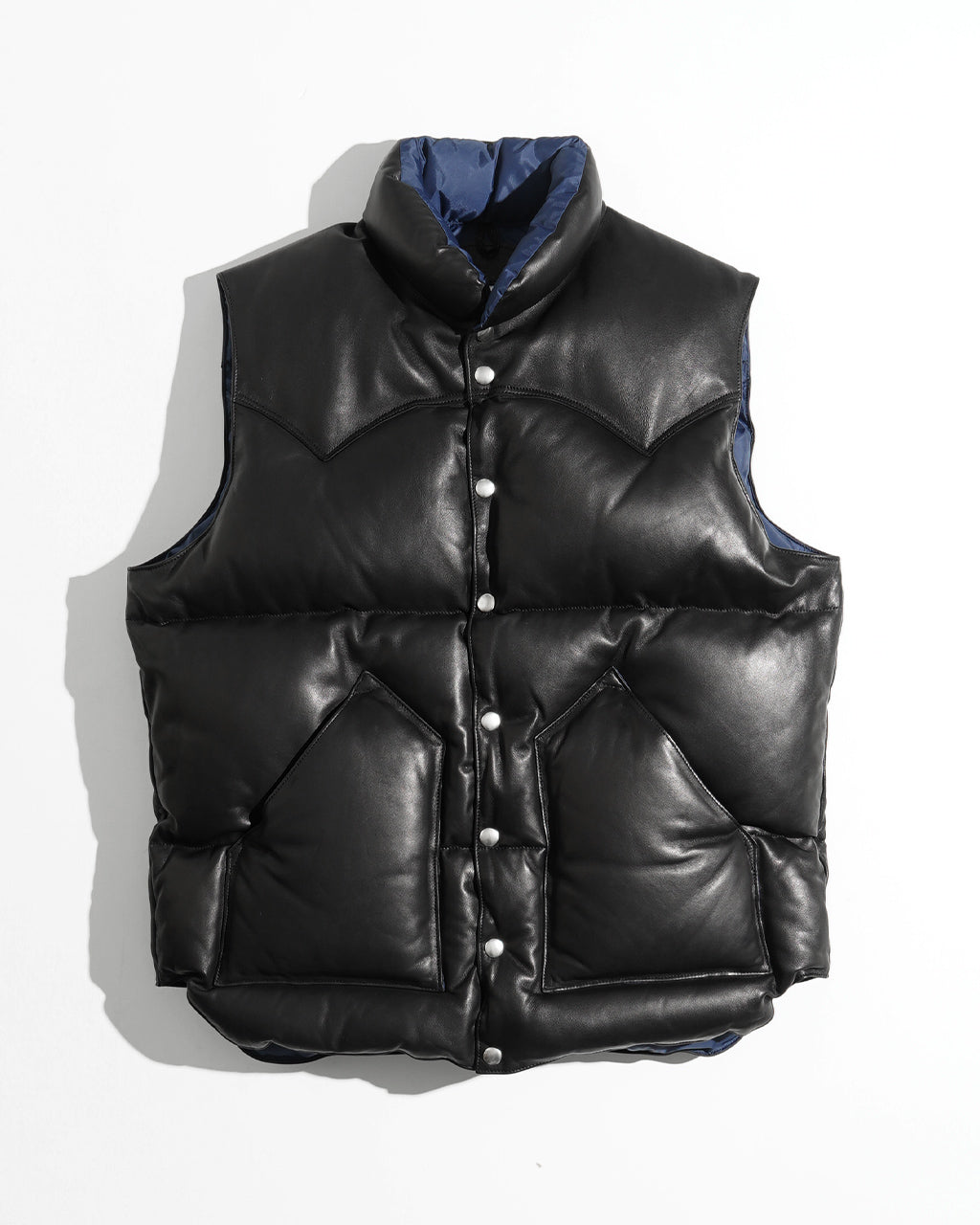 KAPTAIN SUNSHINE Rocky Mountain Featherbed キャプテンサンシャイン ロッキーマウンテンフェザーベッド レザー ダウン ベスト Leather Down Vest KSRM01【送料無料】