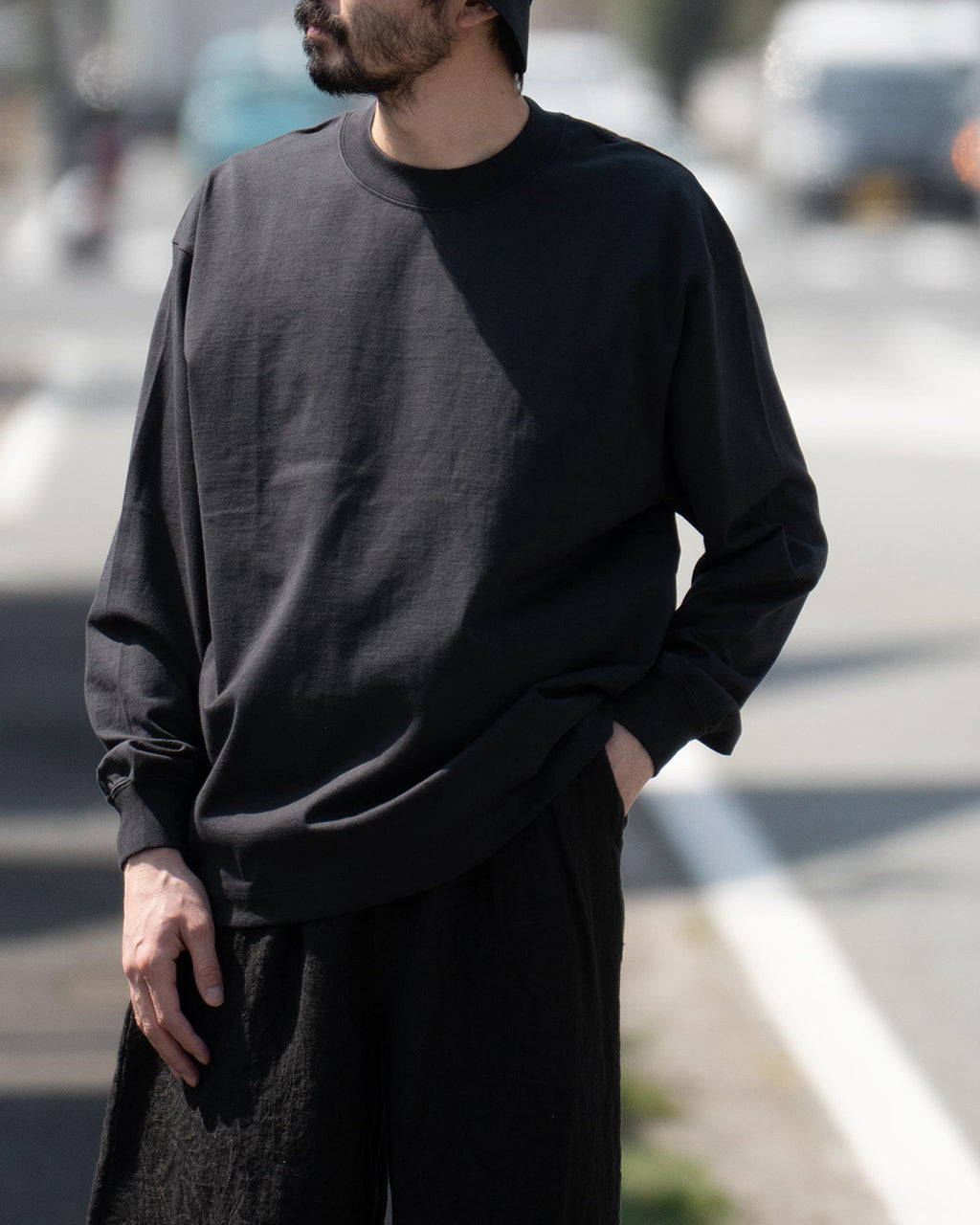 KAPTAIN SUNSHINE Captain Sunshine Long Sleeve T-Shirt Suvin Supima Tube L/S Tee Heavy Cut and Sew Crew Neck Long T KSBSCS01 [Coupon Not Eligible] [Free Shipping] 