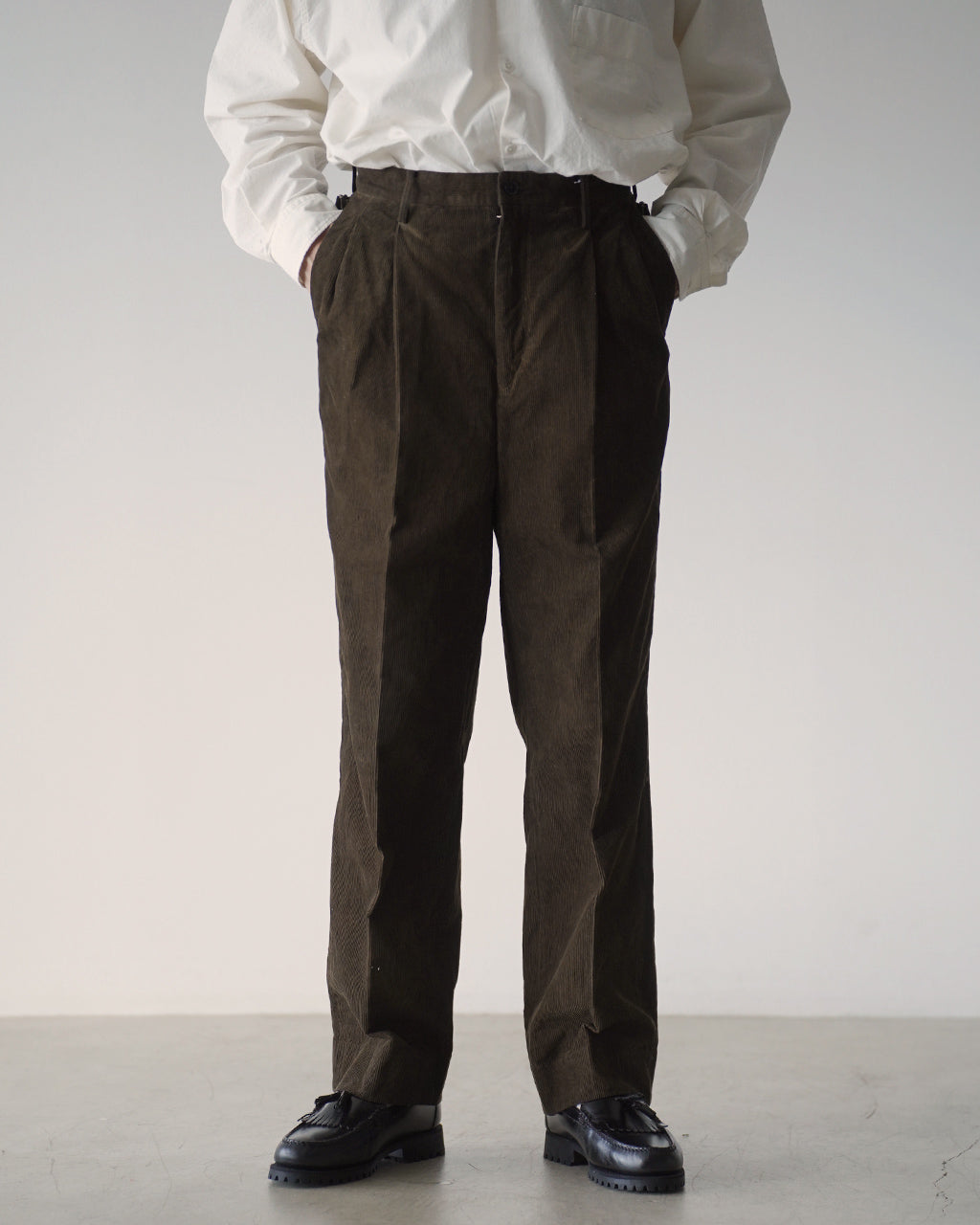 Corduroy Mud-dyed Shoecut Slacks KS26FPT21