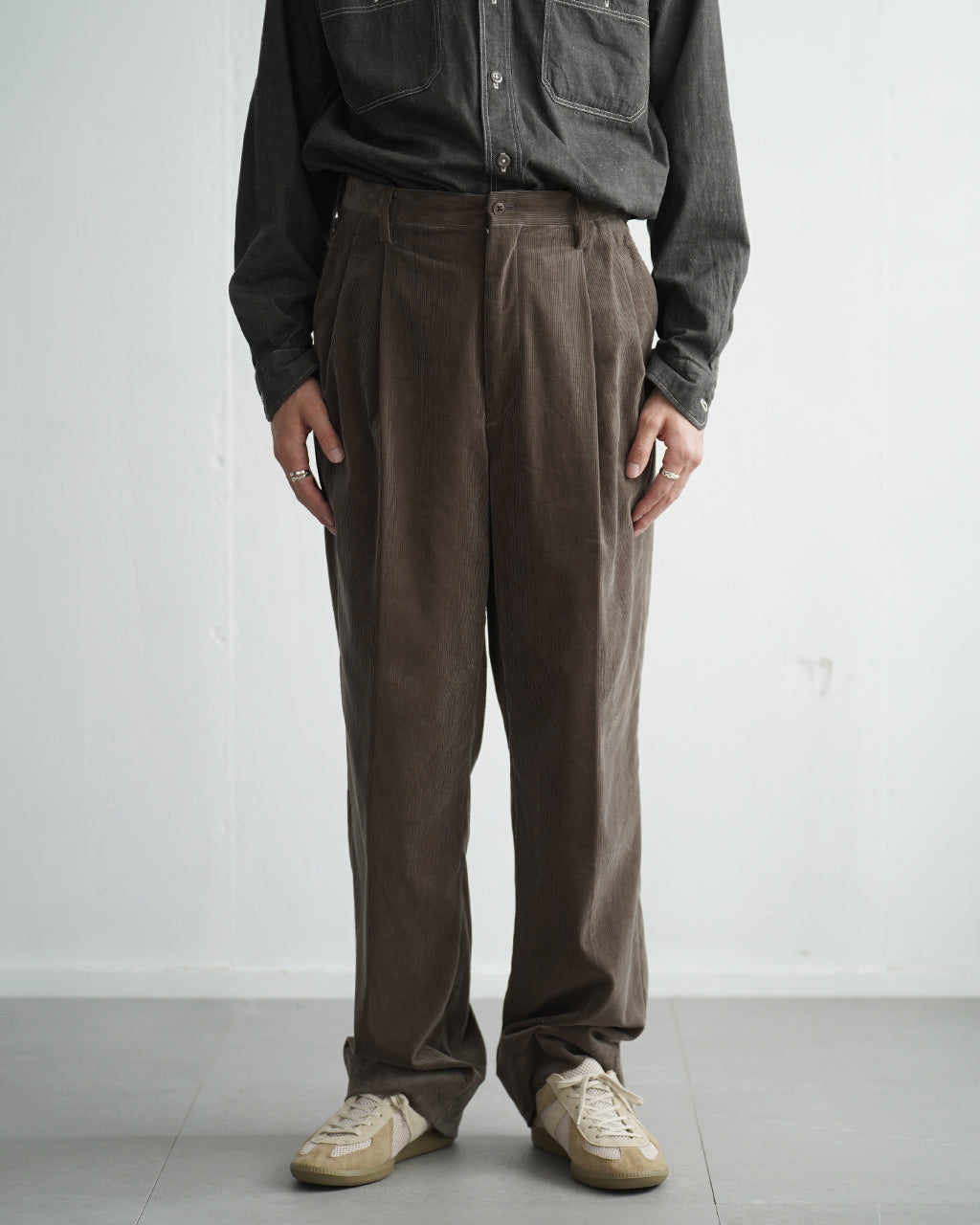 Cotton Corduroy Shoecut Slacks KS26FPT02
