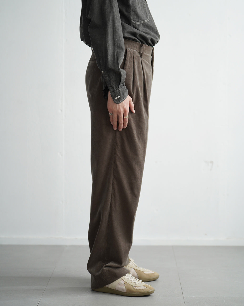 Cotton Corduroy Shoecut Slacks KS26FPT02