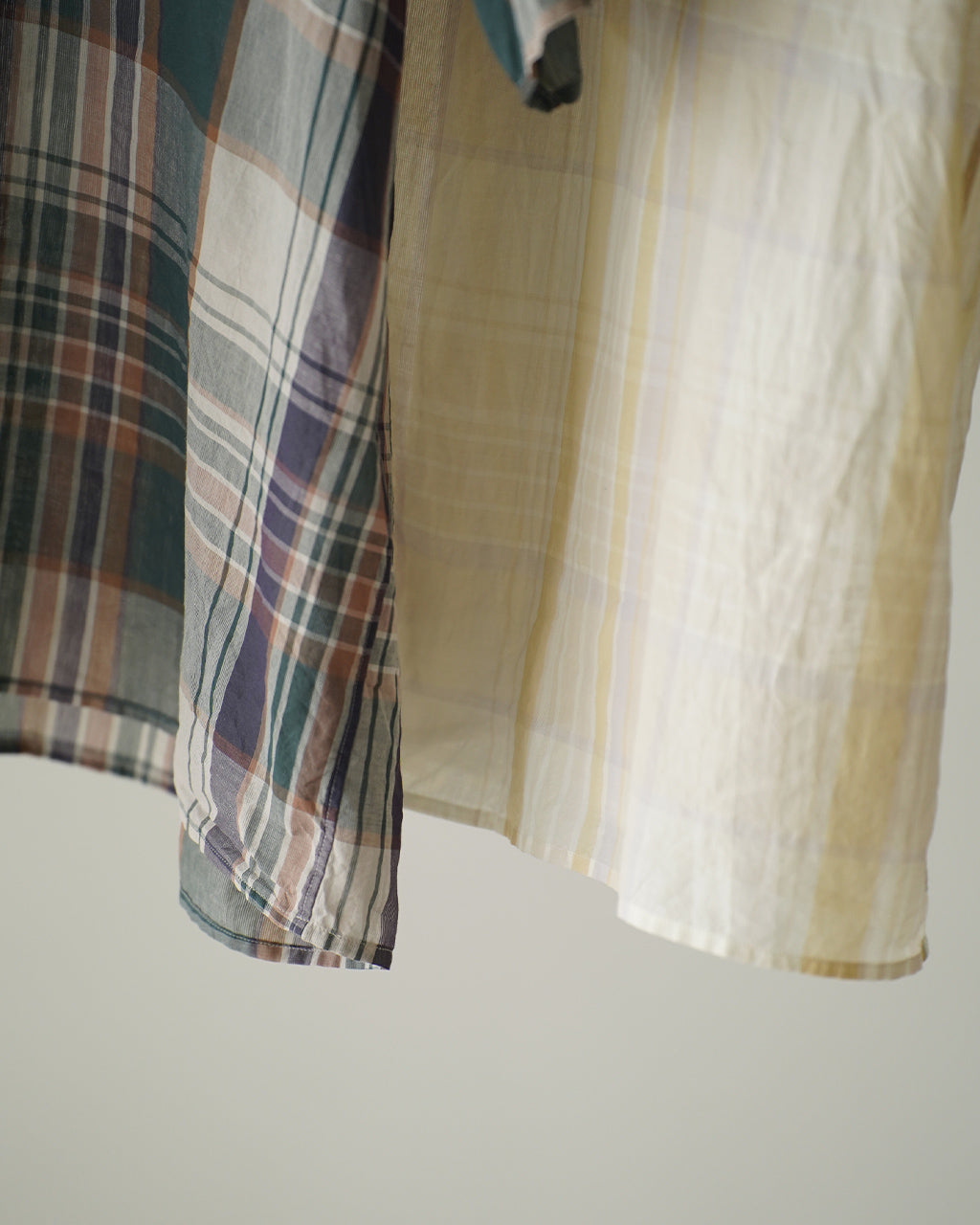 Gauze Plaid Pullover SS Shirt KS26SSH16