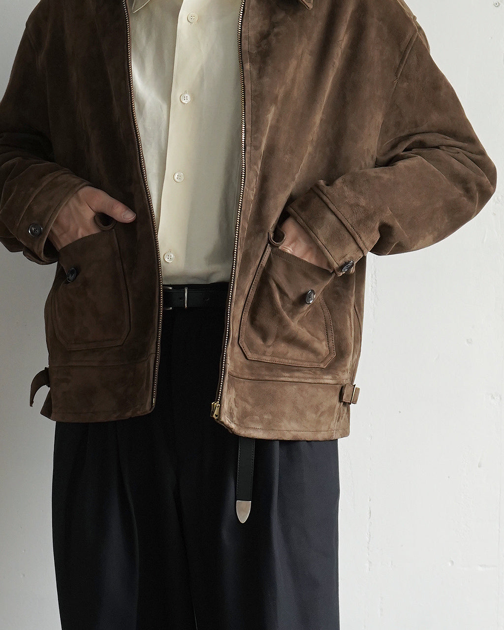 Goat Suede Sports Jacket KS26FJK03
