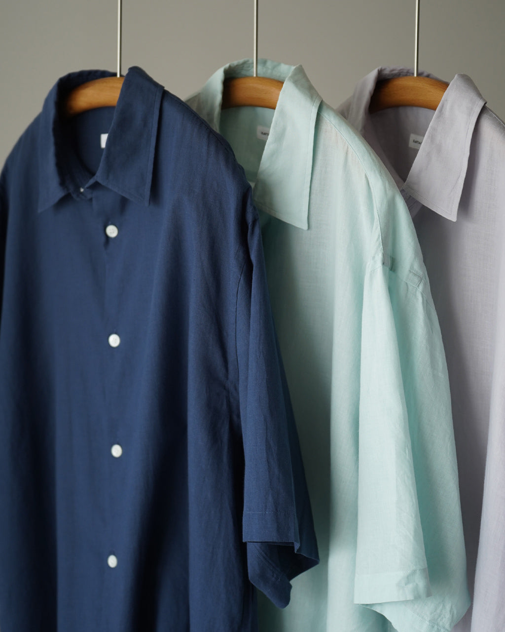KAPTAIN SUNSHINE Plain SS Shirt コットンシルク 半袖シャツ レギュラーカラー｜Crouka(クローカ)