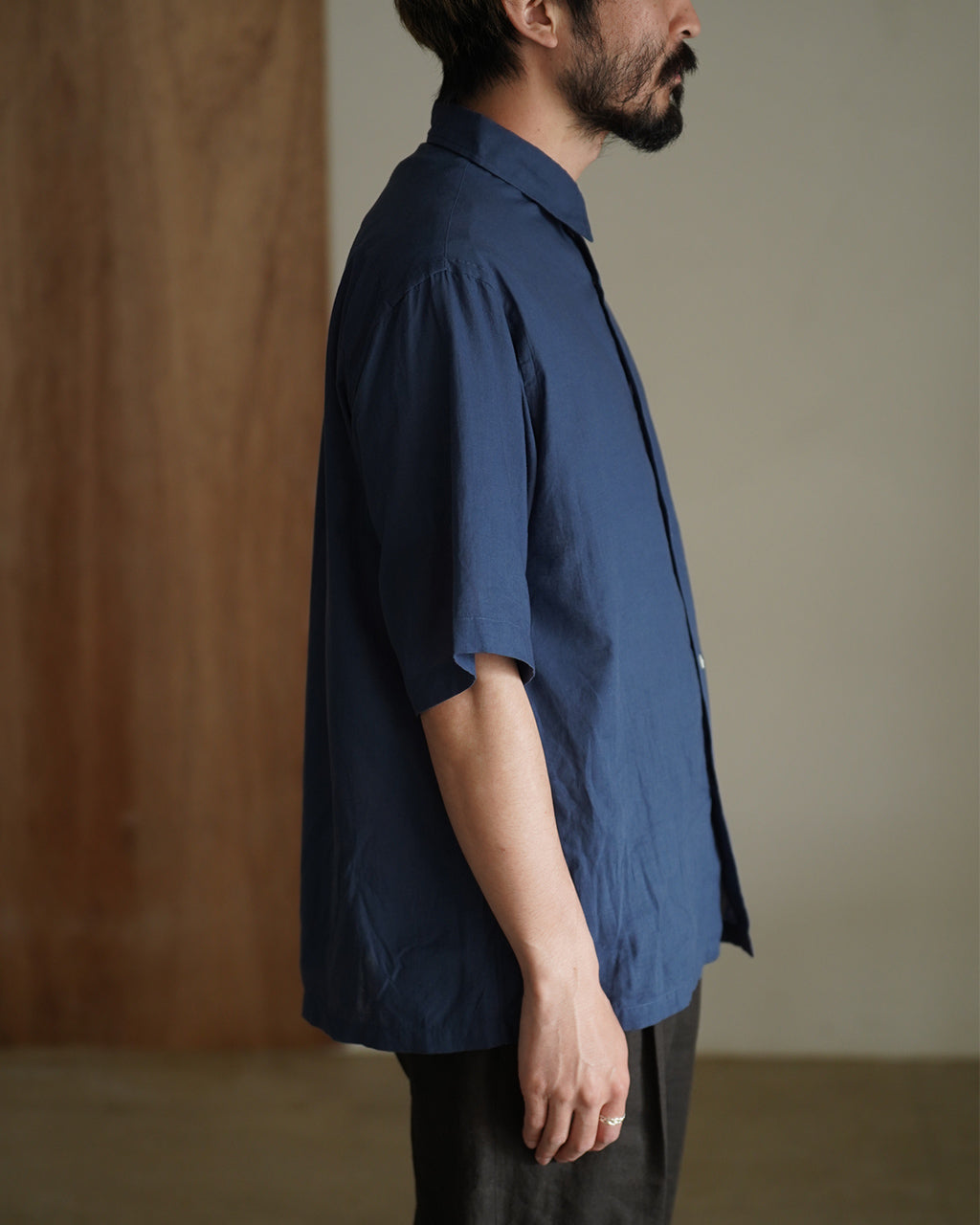 KAPTAIN SUNSHINE Plain SS Shirt コットンシルク 半袖シャツ レギュラーカラー｜Crouka(クローカ)