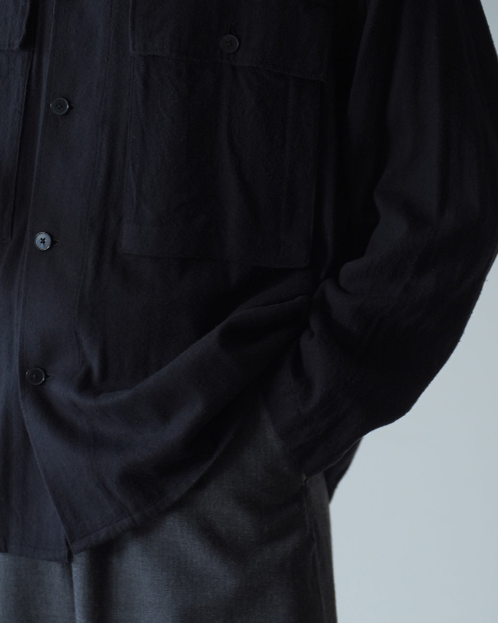 Silk Flannel Field Shirt Jacket KS26FSH06