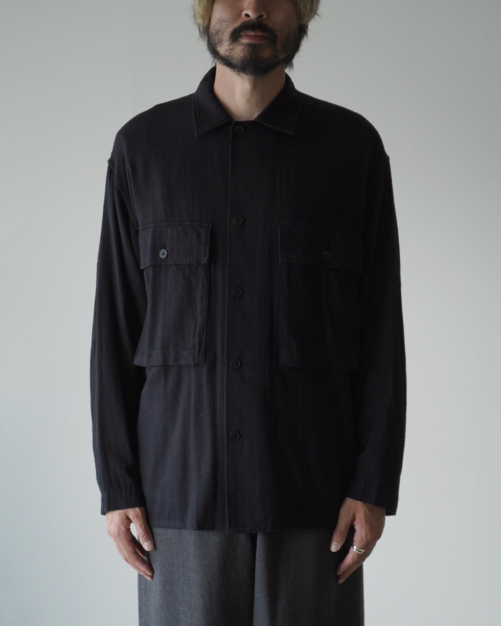 Silk Flannel Field Shirt Jacket KS26FSH06