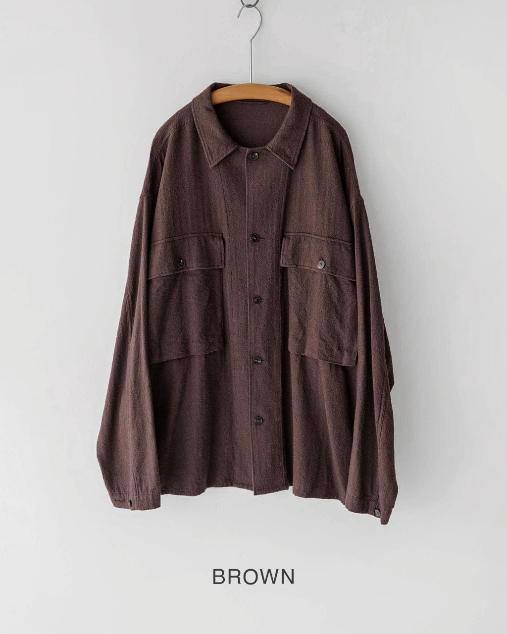 Silk Flannel Field Shirt Jacket KS26FSH06