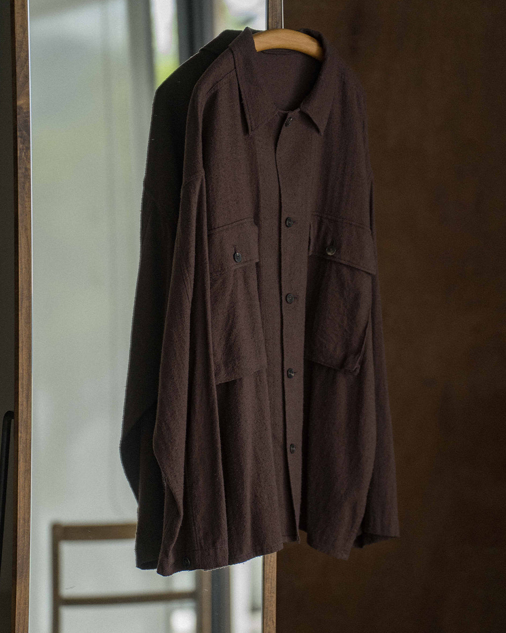 Silk Flannel Field Shirt Jacket KS26FSH06